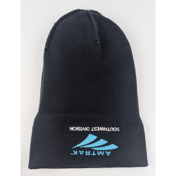 Vintage Amtrak Southwest Division / Amtrak Beanie Embroidered Logo Lot of 2 - Picture 13 of 13